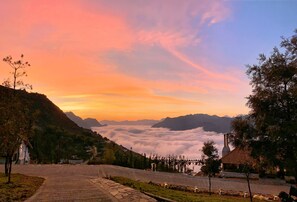 Vue depuis l’hébergement