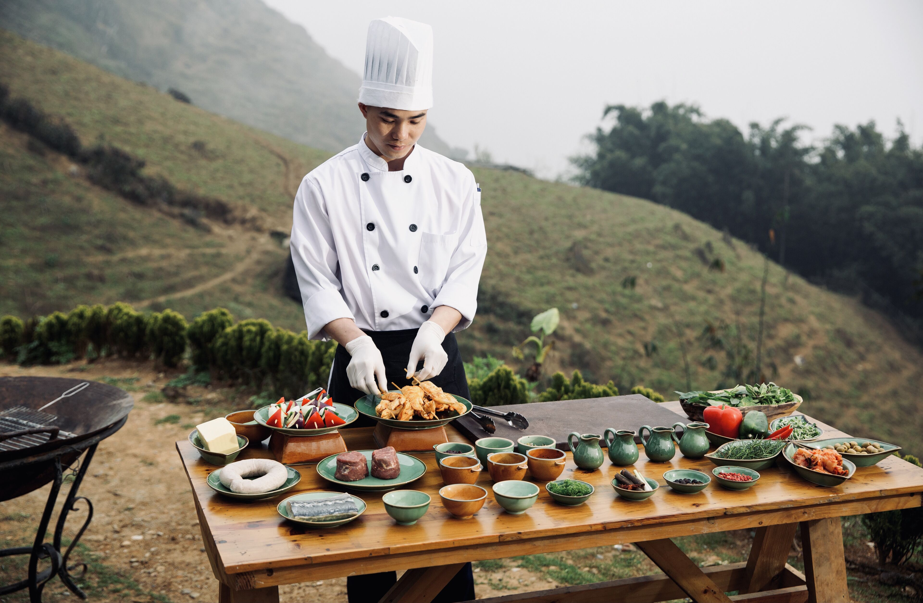 Kawasan BBQ/berkelah
