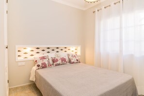 1 soverom og sengetøy