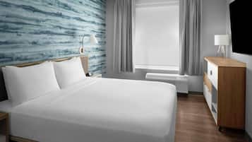 Svit - 1 sovrum - icke-rökare | Individuell inredning, unika möbler, skrivbord och arbetsyta för laptop