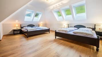 2 habitaciones, wifi gratis y ropa de cama