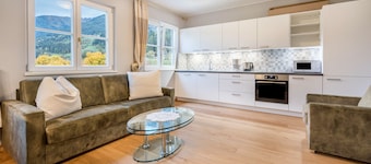 Appartement 'Alpen Living - 2nd Floor' avec vue sur les montagnes, bain Ă remous & Wi-Fi