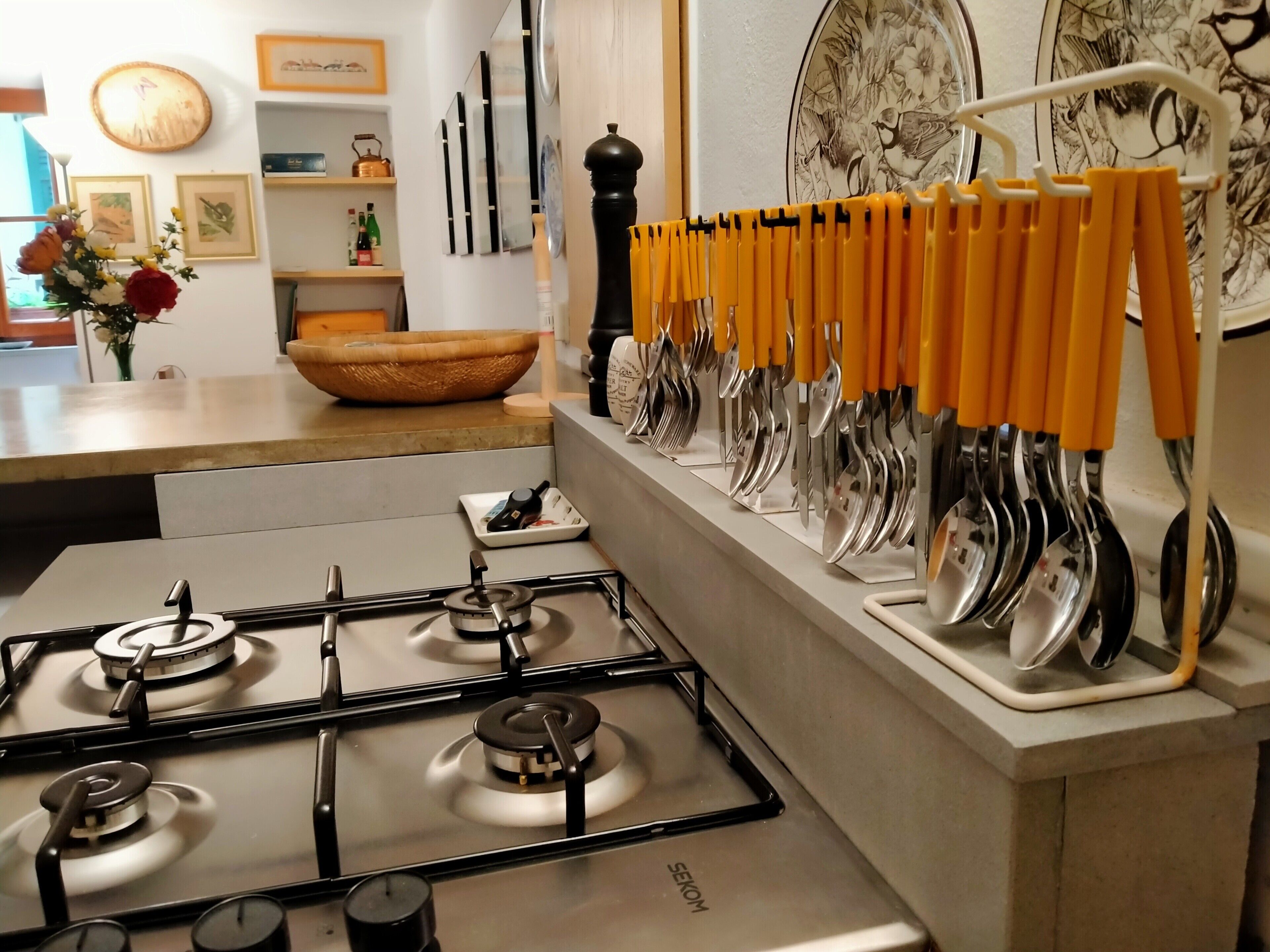 Réfrigérateur, micro-ondes, plaque de cuisson, lave-vaisselle