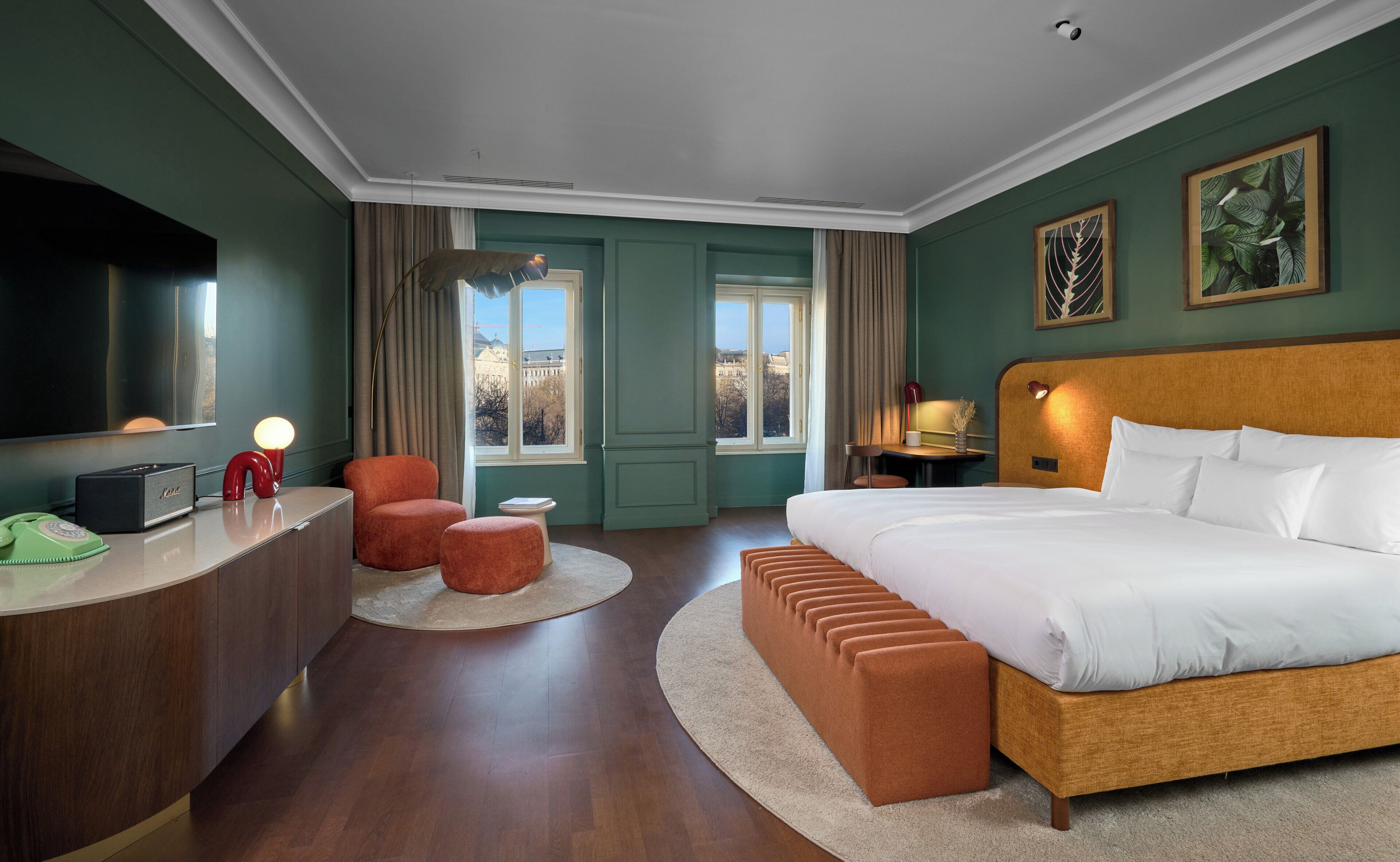 Premium-Zimmer, 1 King-Bett, Stadtblick | Hochwertige Bettwaren, Daunenbettdecken, Pillowtop-Betten