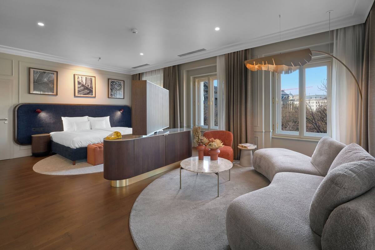 Premium bedding, down duvets, pillow-top beds, free minibar items