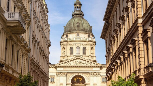 A grand building with a prominent dome and detailed facade, likely a historical or religious structure. - Verno House Budapest, Vignette Collection by IHG (Budapest)