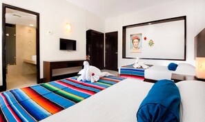 2 bedrooms, in-room safe, iron/ironing board, free WiFi