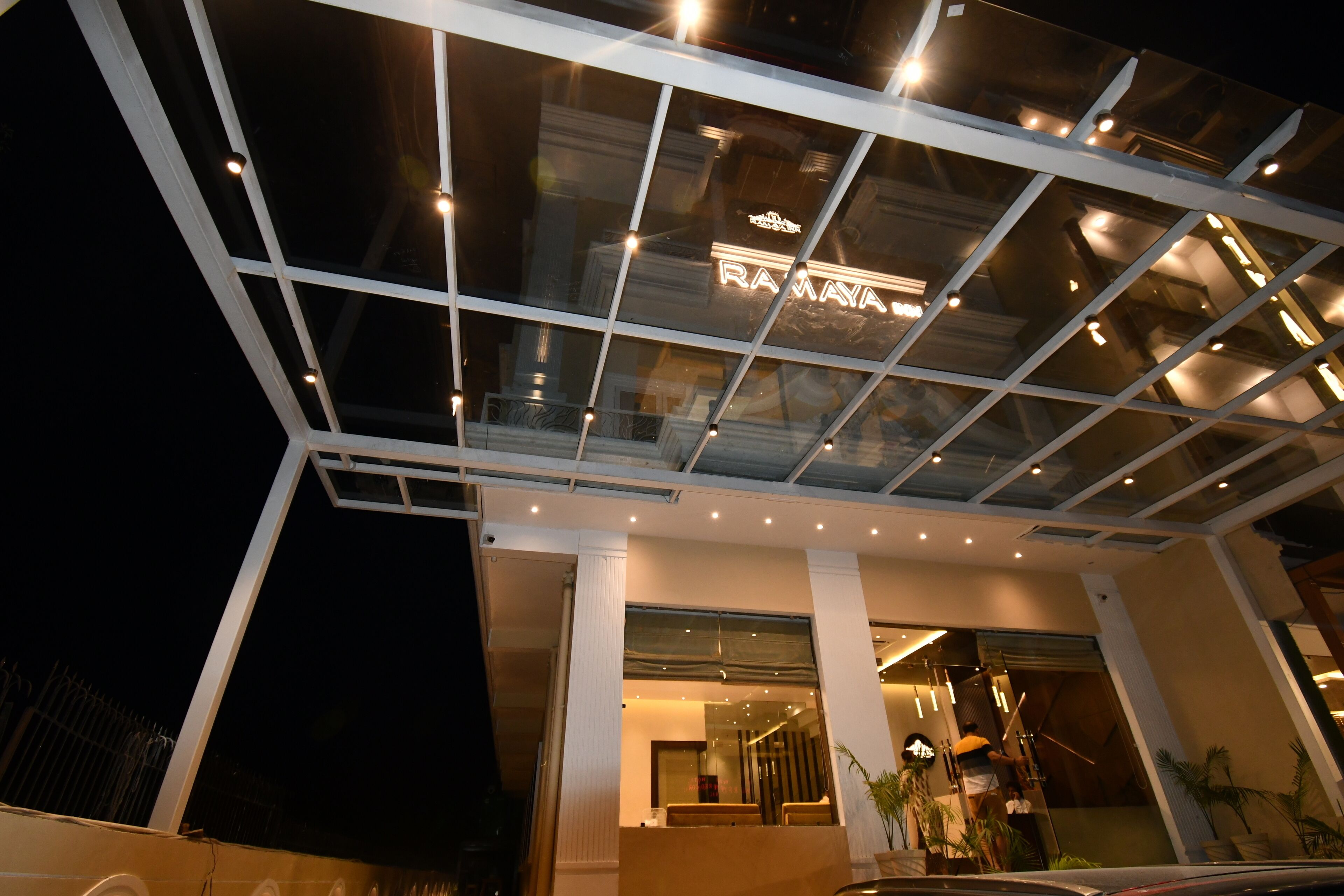 Façade de l’hébergement