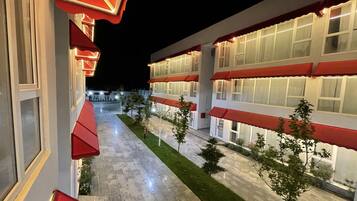 Majoituspaikan julkisivu