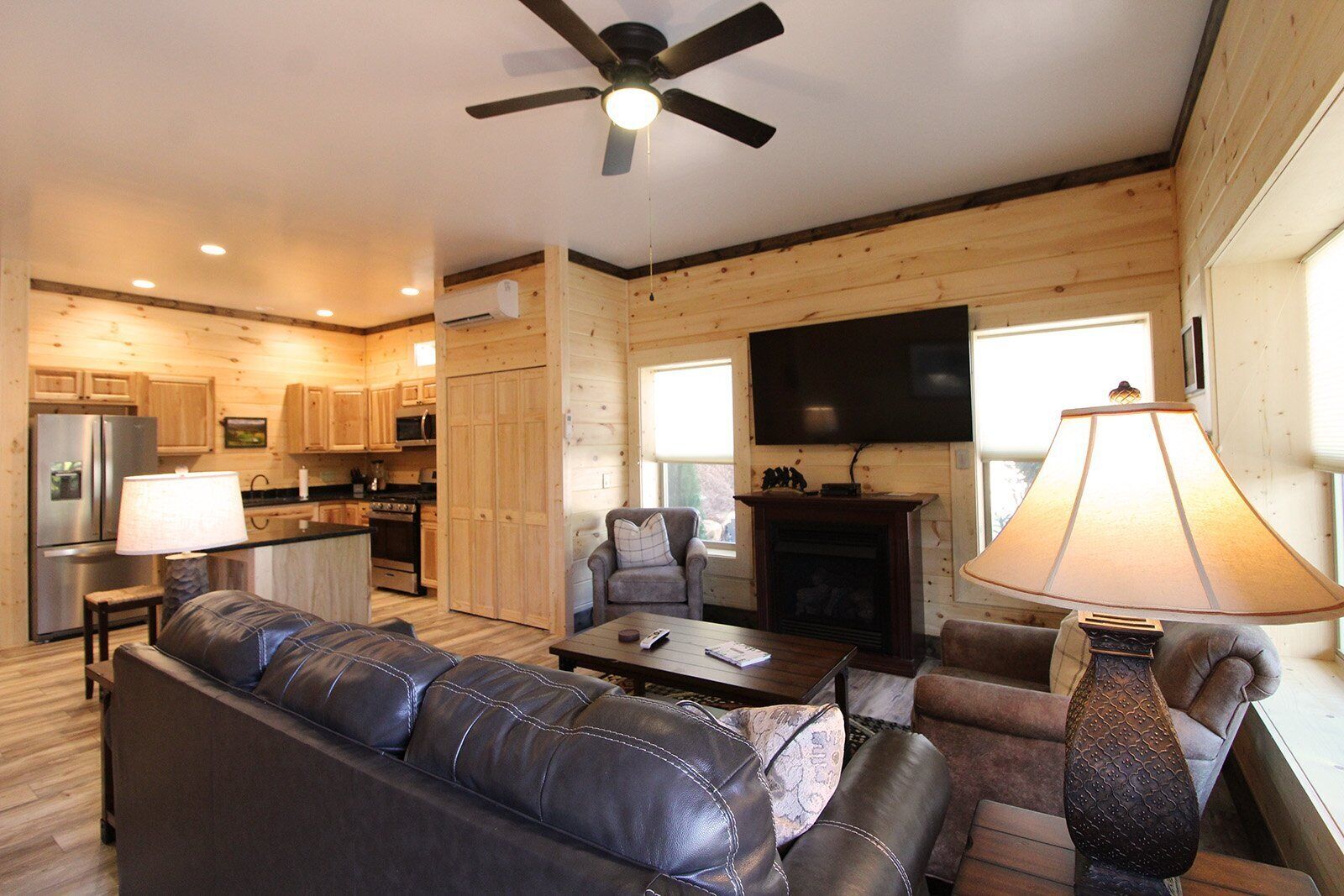 TV connectée, cheminée