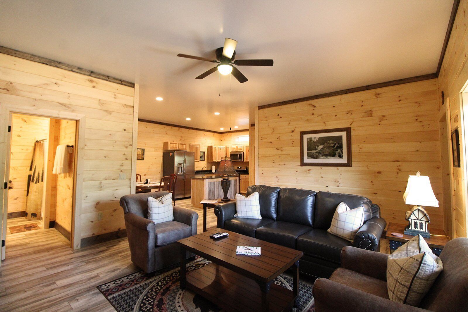 Télévision, cheminée