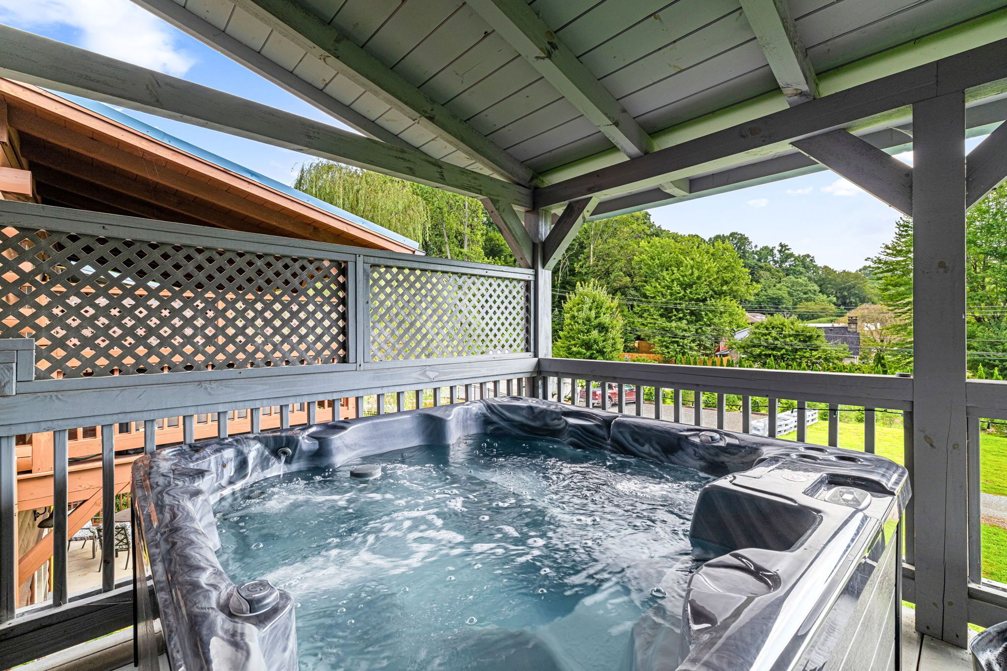 Bain à remous extérieur