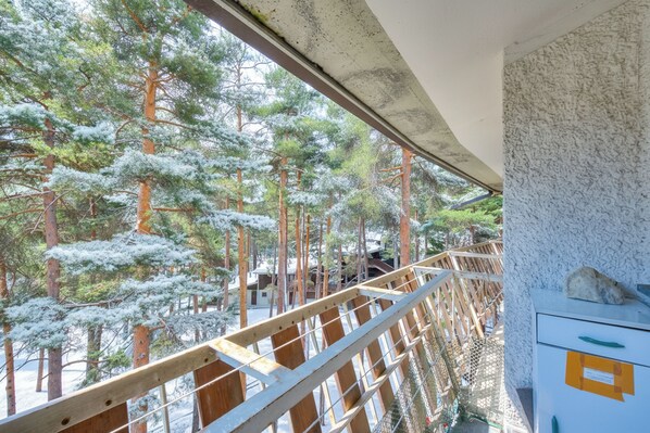 Family Apartment, Multiple Bedrooms (La Tana dello Scoiattolo (Skiing) | Balcony