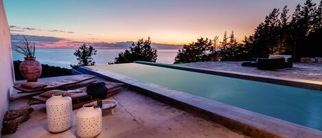 Villa luxueuse, salle de bain attenante, vue sur la mer (Villa Terra Promessa) | Piscine extérieure
