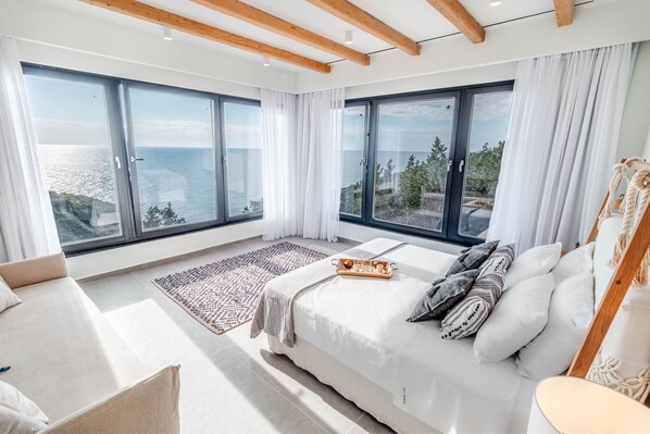Luxury Villa, Ensuite, Sea View (Villa Terra Promessa) | 2 bedrooms, premium bedding, individually decorated