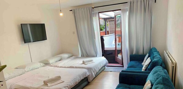 3 多间卧室、熨斗/熨衣板、旅行婴儿床、免费 WiFi