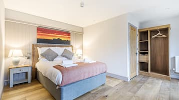 1 bedroom, desk, laptop workspace, iron/ironing board