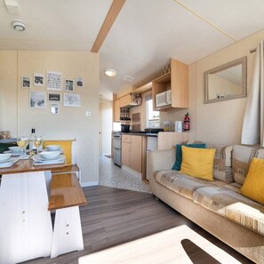 TV, fireplace, DVD player