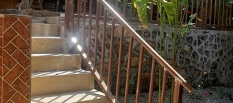 Country village home with excellent view