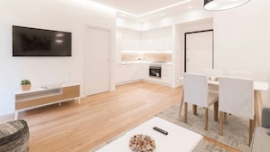 Basic Apartment | Living area - Lovely flat in Piazza Morosini (Rome)