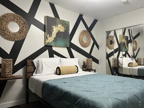 2 habitaciones, tabla de planchar con plancha y wifi gratis 
