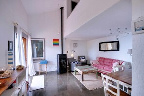 Living area - Villa Piemonte, beautiful sea view (Castiglione della Pescaia)