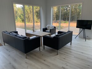 Smart-tv en een open haard