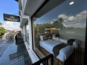 Habitación Deluxe con 2 camas individuales, 2 camas individuales | Terraza o patio