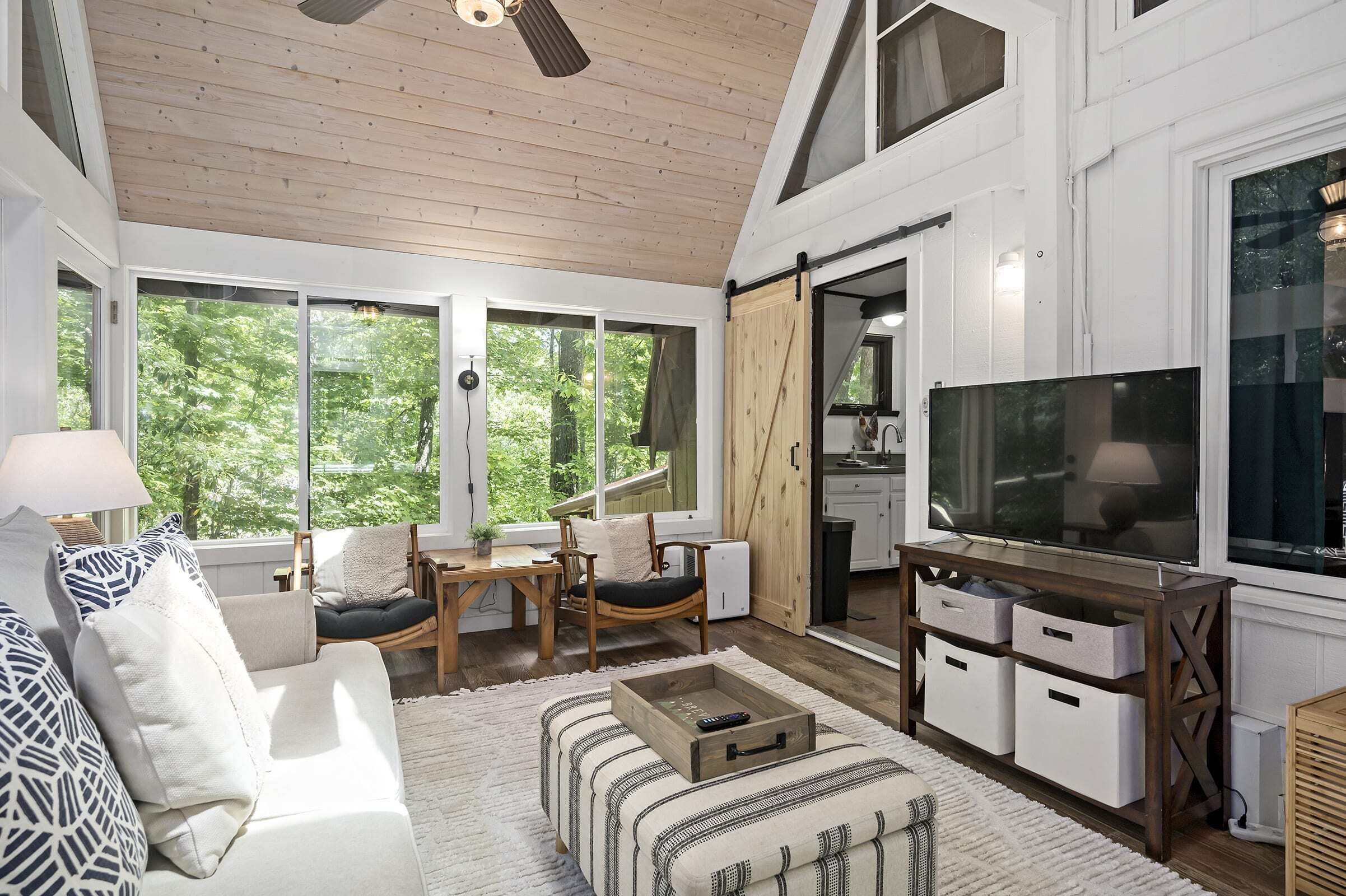 Smart TV, books, streaming services, offices