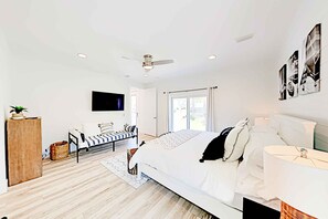4 habitaciones y ropa de cama