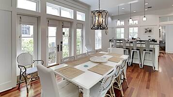 House, Multiple Beds, Balcony, Garden View | Private kitchen | Fridge, microwave, oven, stovetop