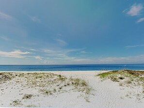 On the beach