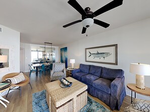 Living area - Bluewater #403 by Southern Vacation Rentals (Orange Beach)