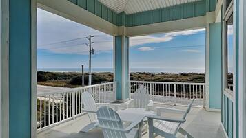 House, Multiple Beds, Balcony, Ocean View | Terrace/patio