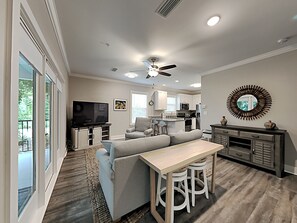 Condo, 2 Queen Beds, Kitchen, Garden View | Private kitchen | Fridge, microwave, oven, stovetop - Hidden Lake #314 - Blue Beach Bungalow (Santa Rosa Beach)