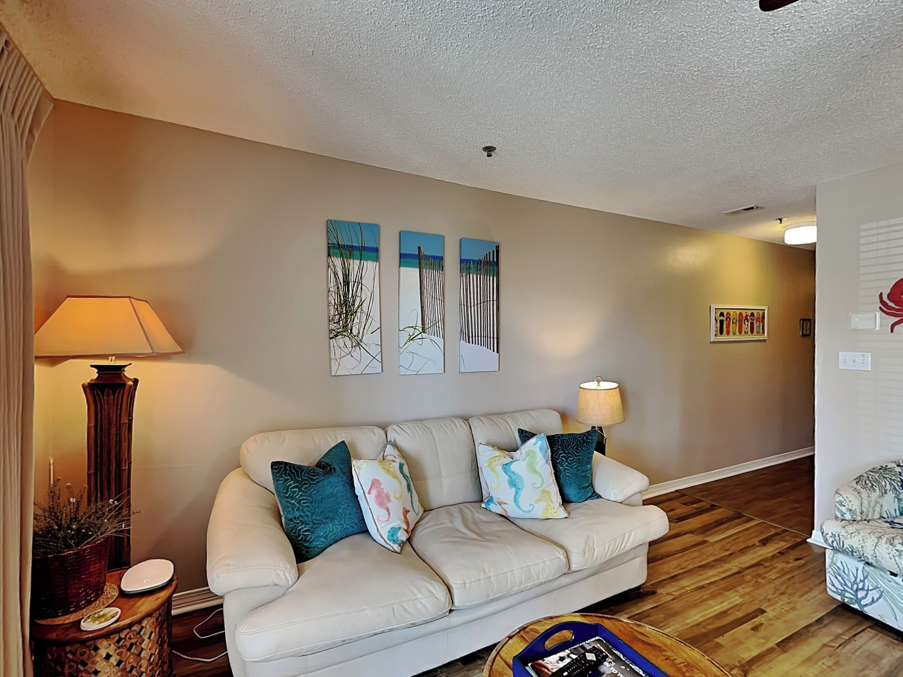 Condo, Multiple Beds, Balcony, Partial Sea View | Living area | TV