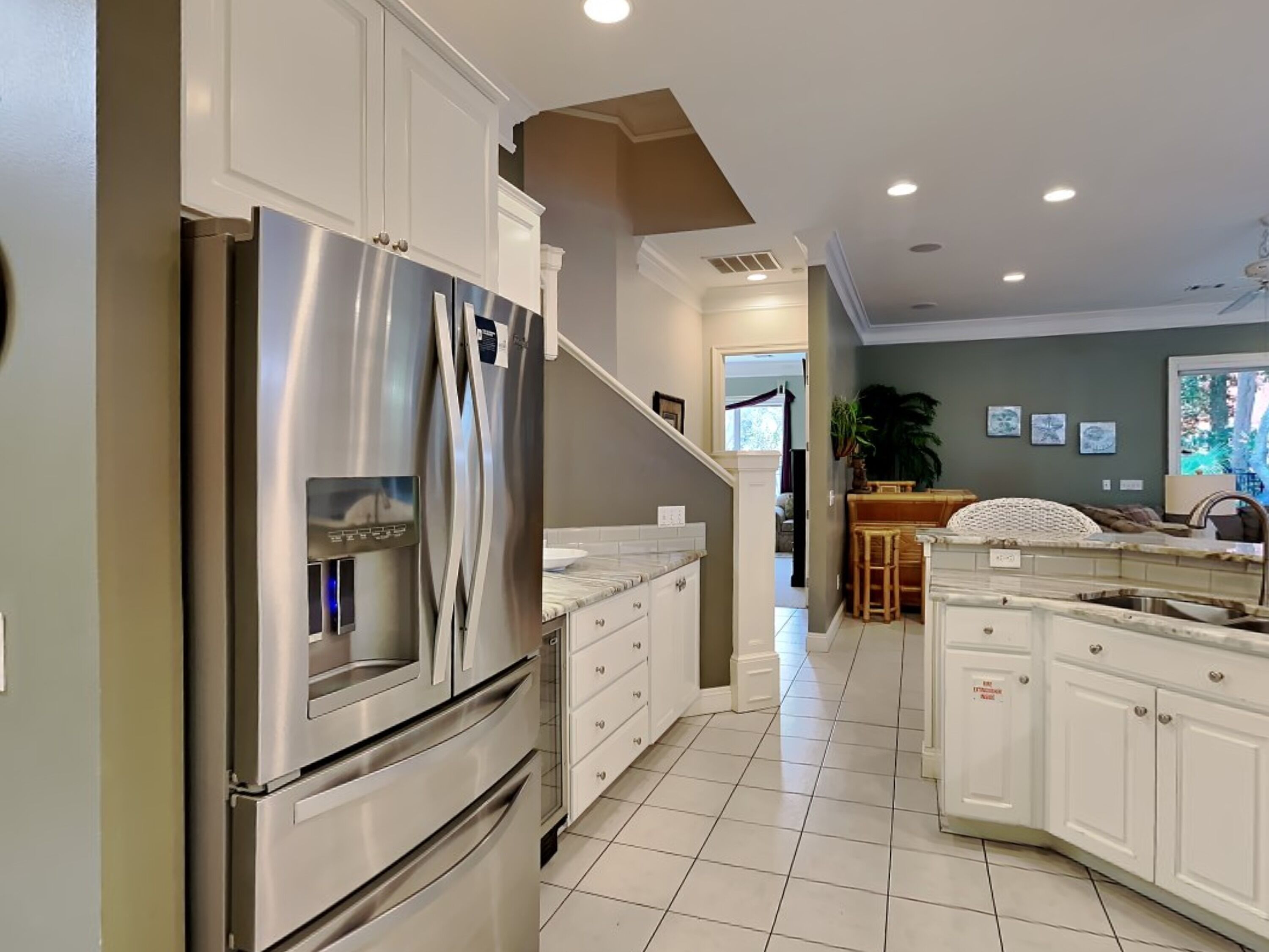 House, Multiple Beds, Kitchen, Garden View | Private kitchen | Fridge, microwave, oven, stovetop