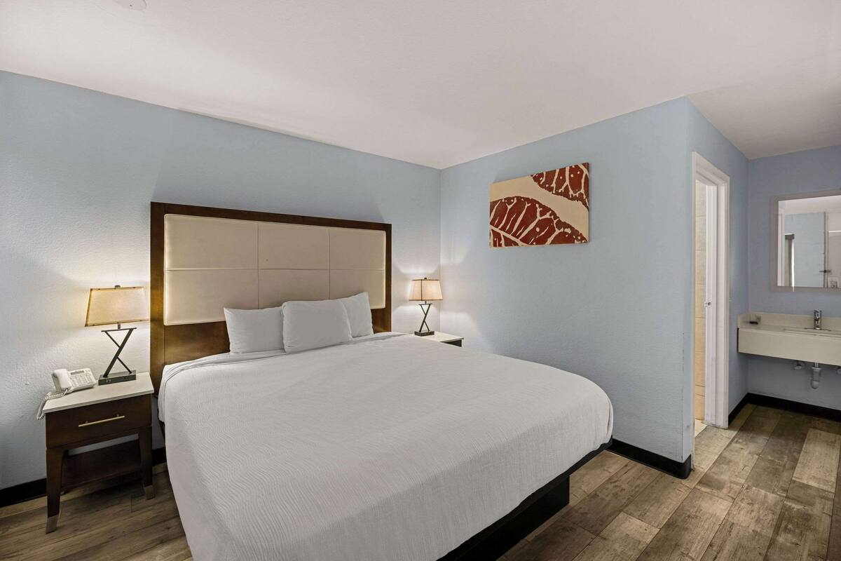 Room, 1 King Bed, Accessible, Non Smoking | Iron/ironing board, WiFi (free)