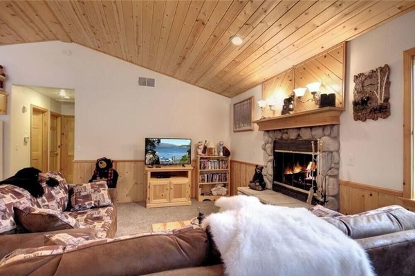 Smart TV, caminetto