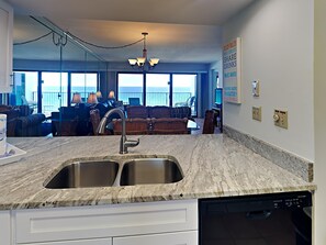 Condo, Multiple Beds, Balcony, Ocean View (0 - No Pets Allowed) | Private kitchen | Fridge, microwave, oven, stovetop