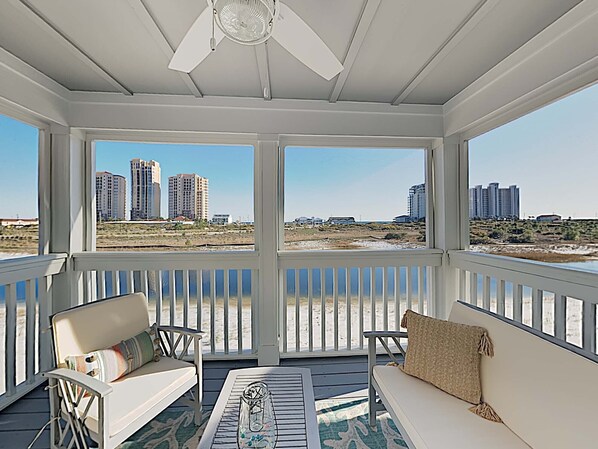 Casa, varias camas, balcón, vista al océano | Áreas de la propiedad