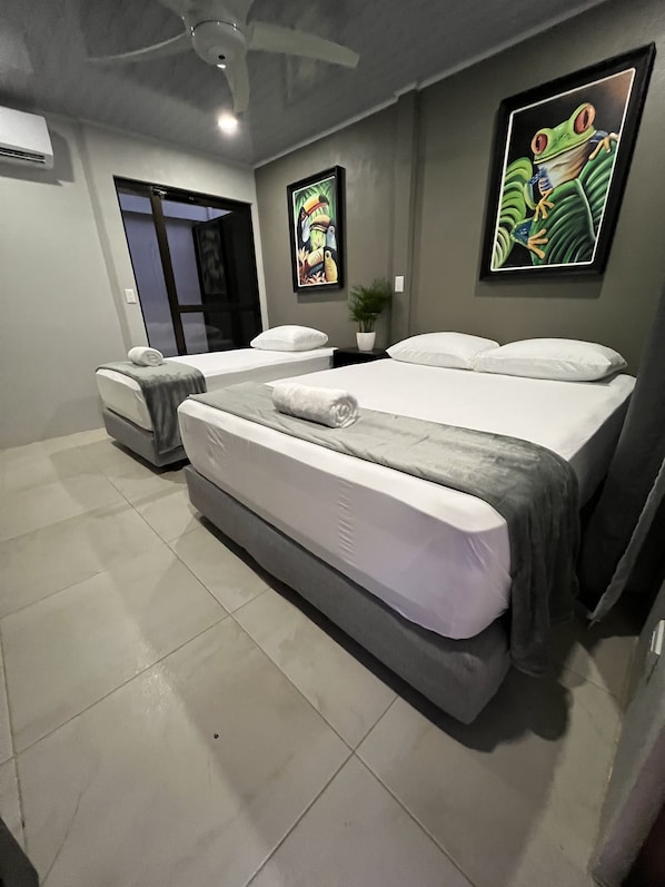 Premium bedding, pillow-top beds, in-room safe, blackout curtains