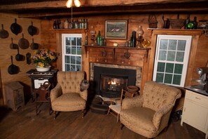 Interior - Aunt Aries Historical cabin- retreat to the wilderness (Otto)