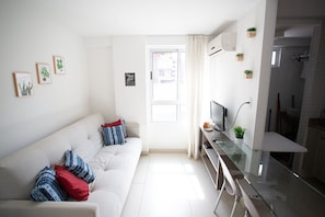 Superior Apartment | Living area - Carpediem - Apart beira mar Cabo Branco (João Pessoa)