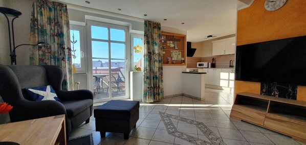 TV, DVD player, stereo