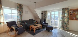 TV, DVD player, stereo