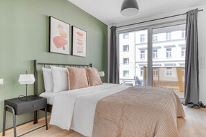 1 soverom, strykejern/-brett, wi-fi og sengetøy