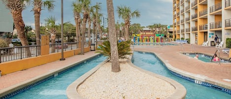 Indoor pool, outdoor pool