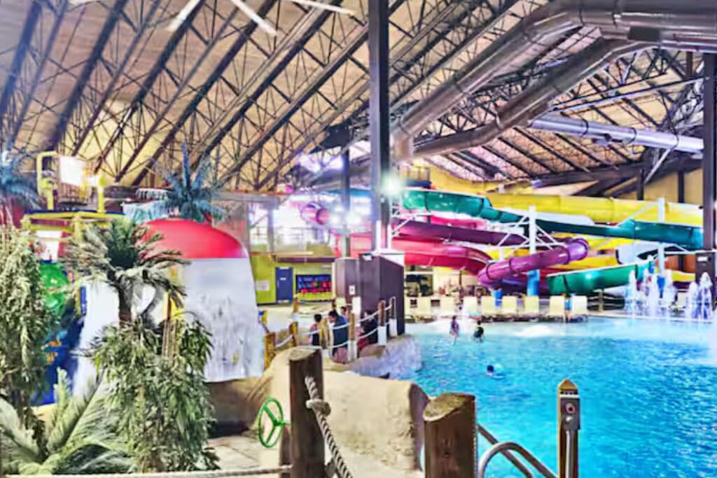 Indoor pool, a heated pool