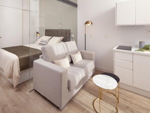 1 soverom, strykejern/-brett, internett (inkludert) og sengetøy